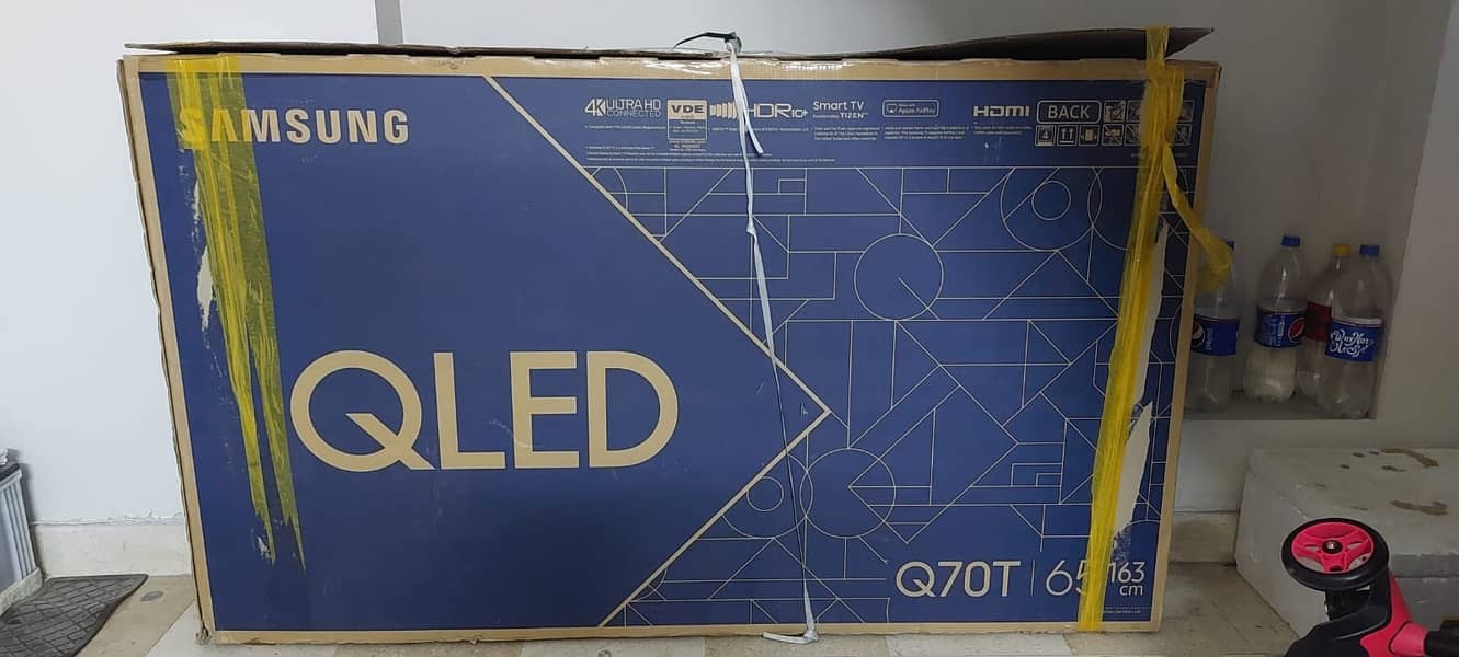 Samsung 65 inch Qled (screen damaged) for sale 0