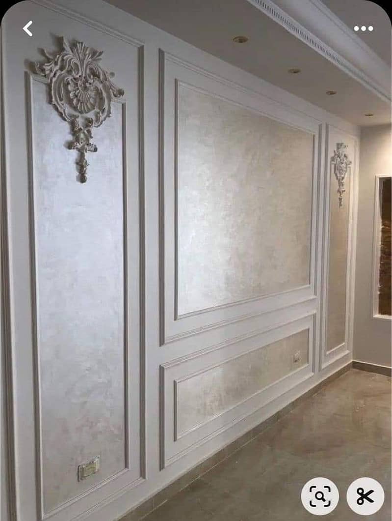 Media wall/Feature wall/Wall Molding/wallpaper/pvc panel/ Bedroom Wal 13