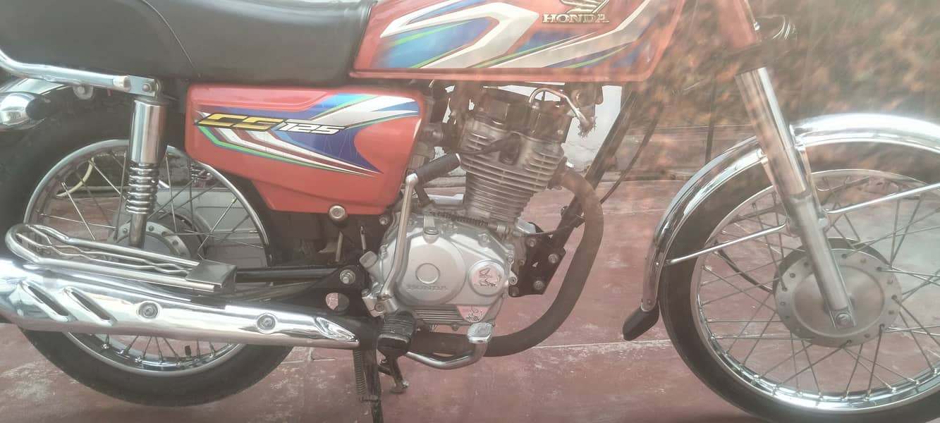 Honda CG 125 2022 model Red colour open chit CSD bike 2