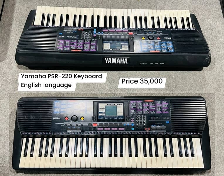 Casio LK-37 Keyboard Yamaha Piano Bass Acoustic Electric Nylon 11