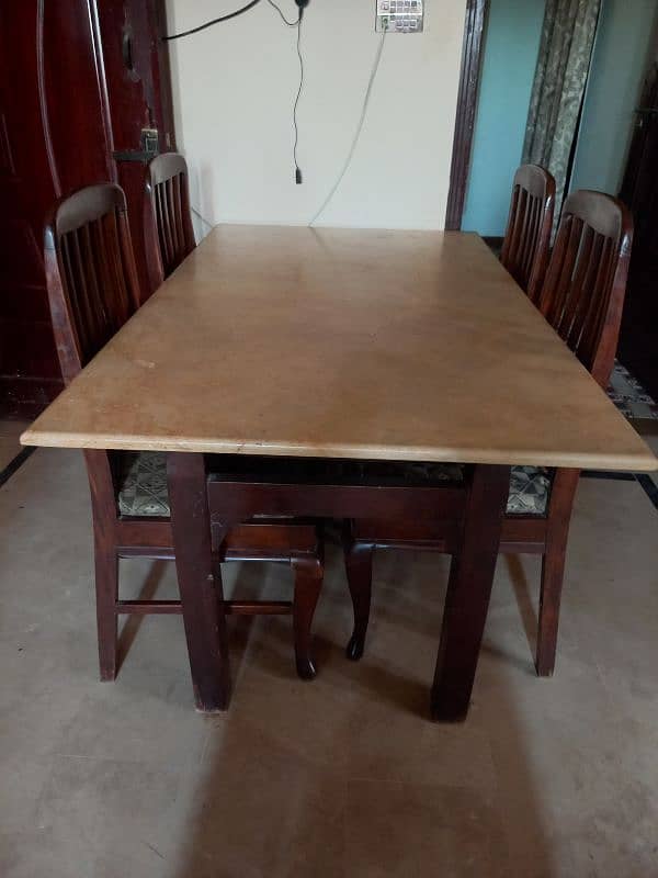 wooden antique dining table 0