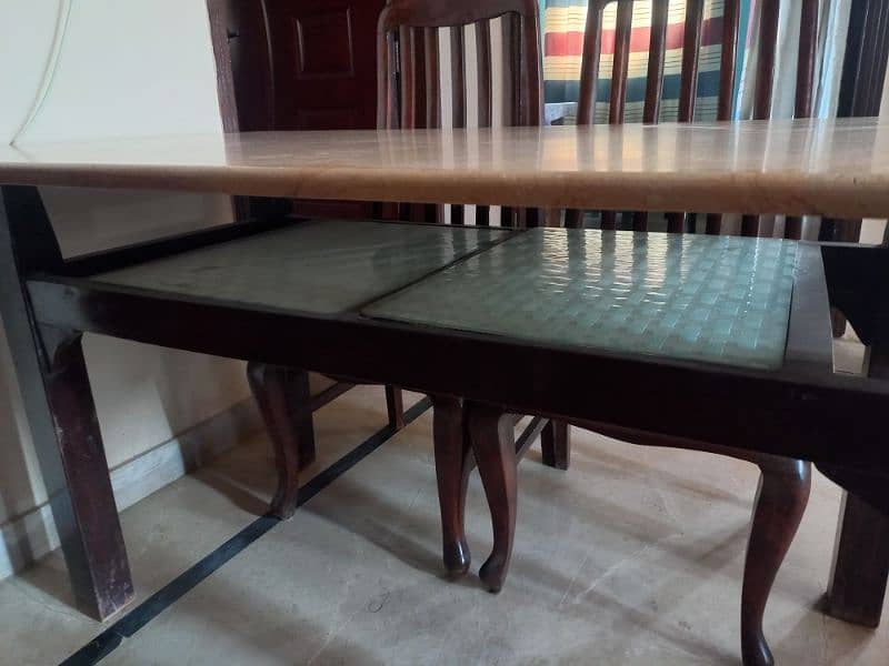 wooden antique dining table 2