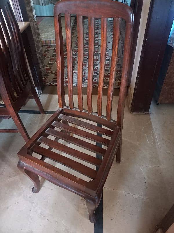 wooden antique dining table 6