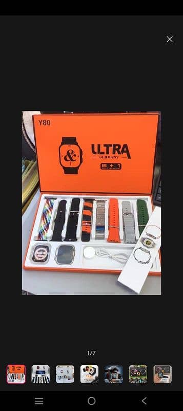 ultra watch y80 brand urgent sale 8in1 0