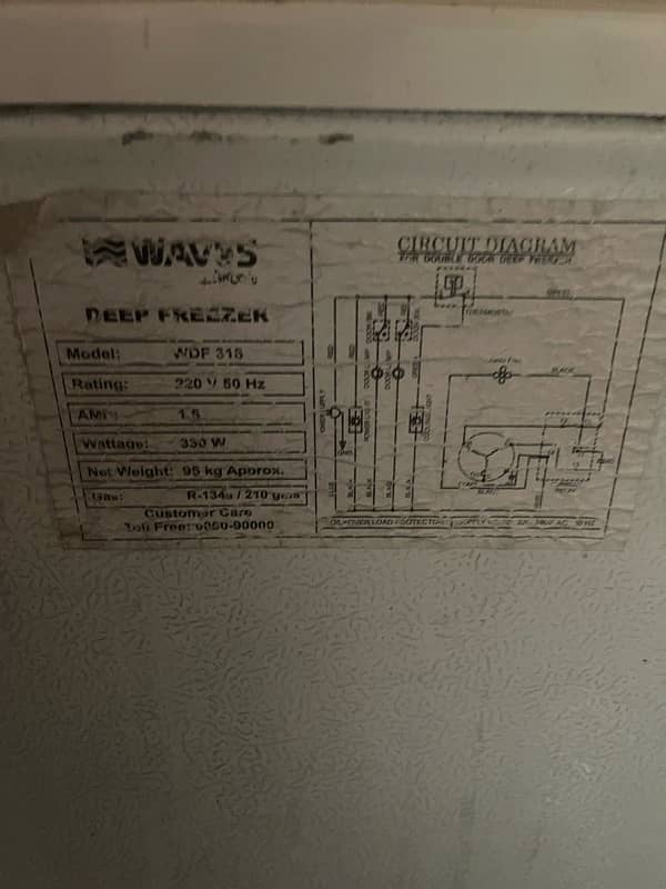 Deep Freezer waves Wdf 318 3