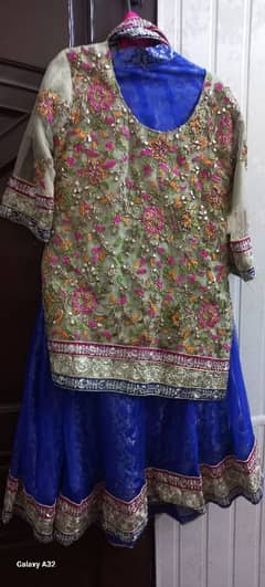 mehndi lahga dress