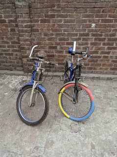 Two bicycles in used condition. . . . .