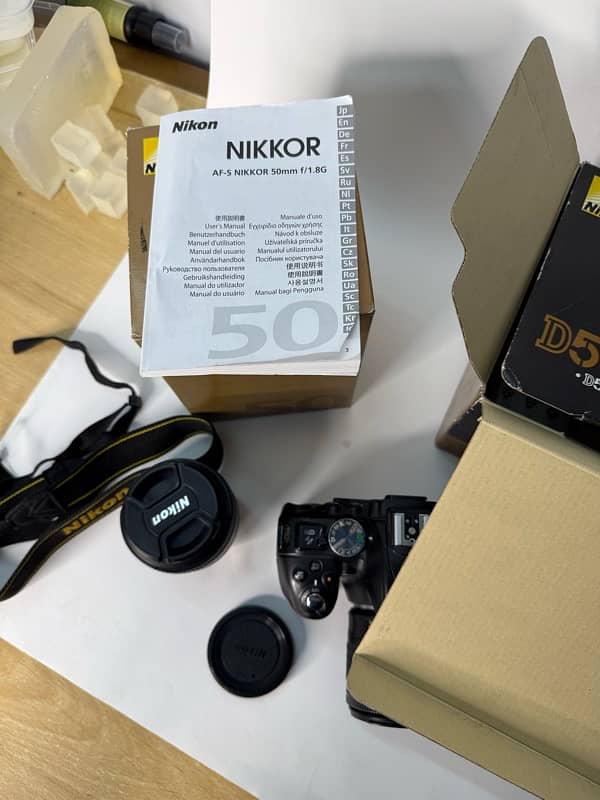 NIKON D5300 Complete Box With 50MM NIKOR lens 3