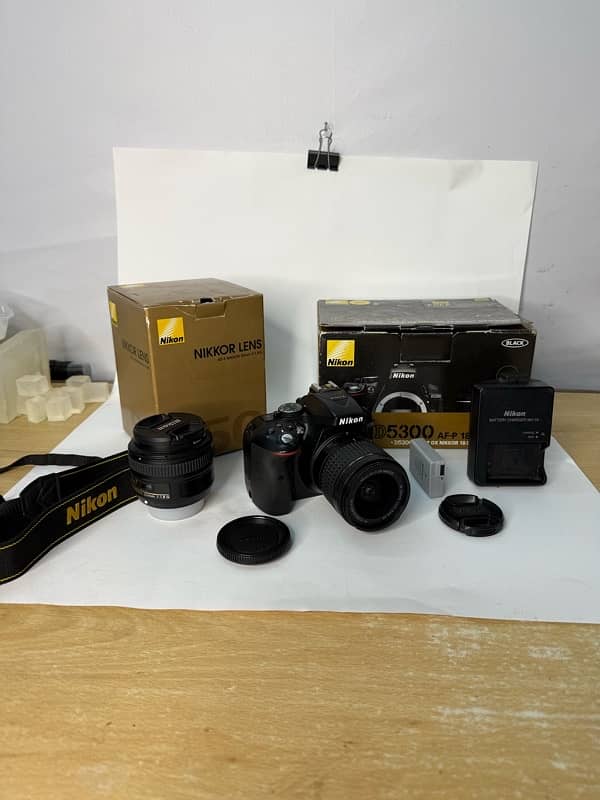 NIKON D5300 Complete Box With 50MM NIKOR lens 4