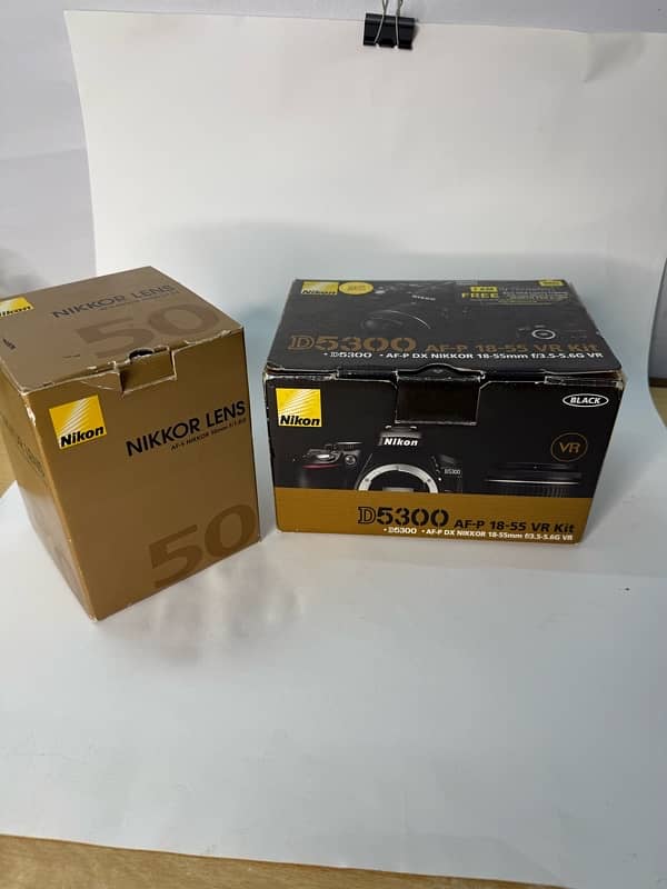 NIKON D5300 Complete Box With 50MM NIKOR lens 5