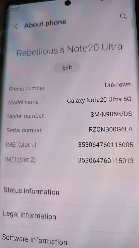 Note 20 Ultra 0