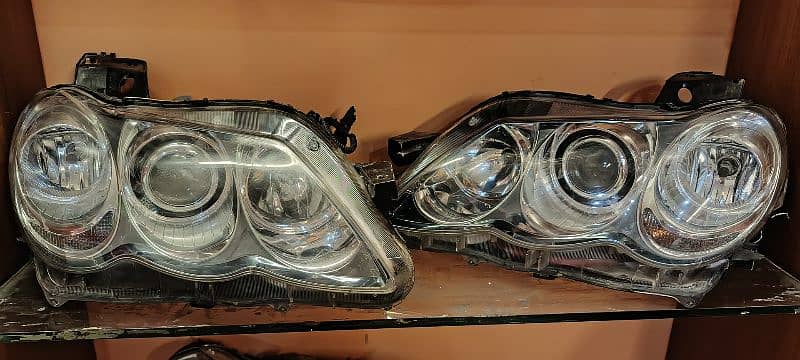 Toyota Mark X geniune Parts , Front Bumper Headlights Tail lights Etc 9