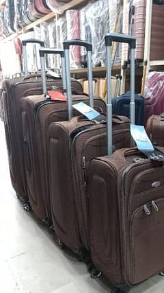 Set of brand new suitcases