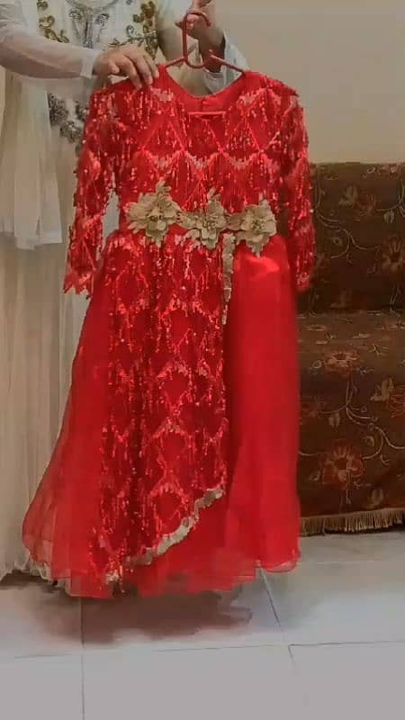 Red Wedding dress for little ladies 0