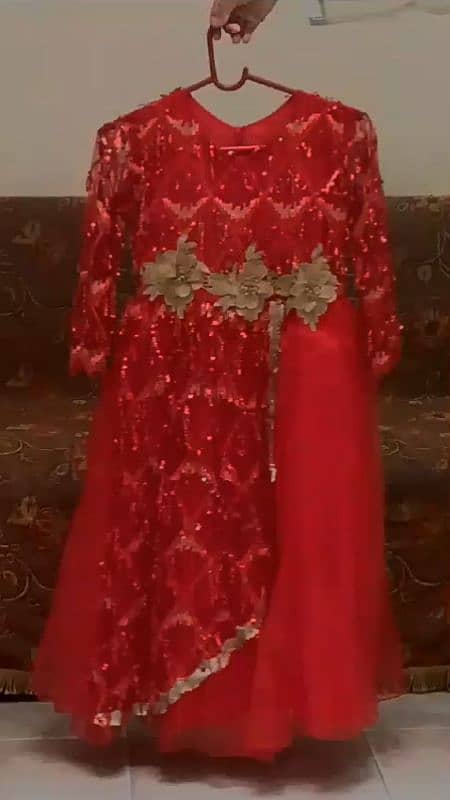 Red Wedding dress for little ladies 2