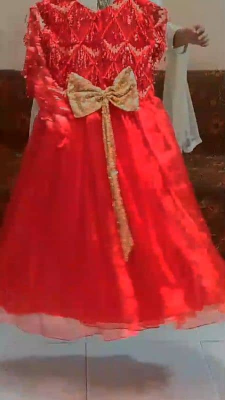 Red Wedding dress for little ladies 5