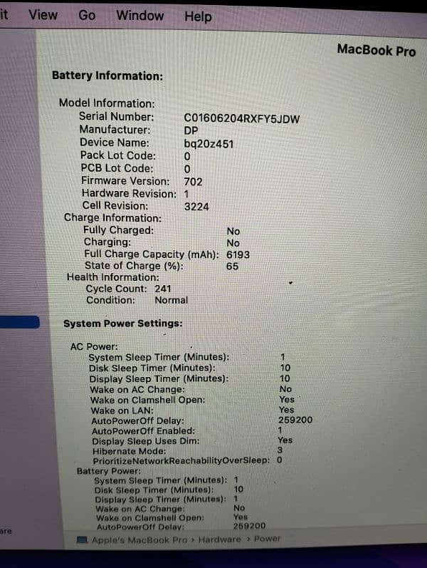 MacBook Pro 2015 (13 inch) Display 6