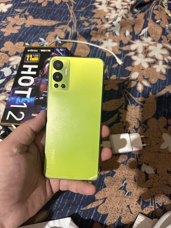 infinix hot 12  complete box 1