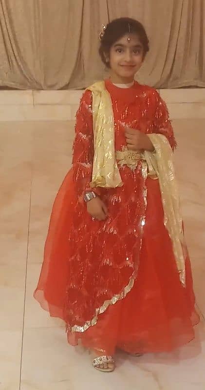 Red Wedding dress for little ladies 7