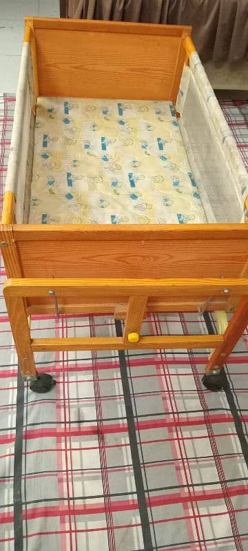 Wooden Baby Cot 2