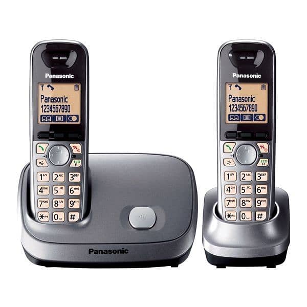 Panasonic Cordless 2 Handset With Intercom Ptcl , Landline Phone set 2