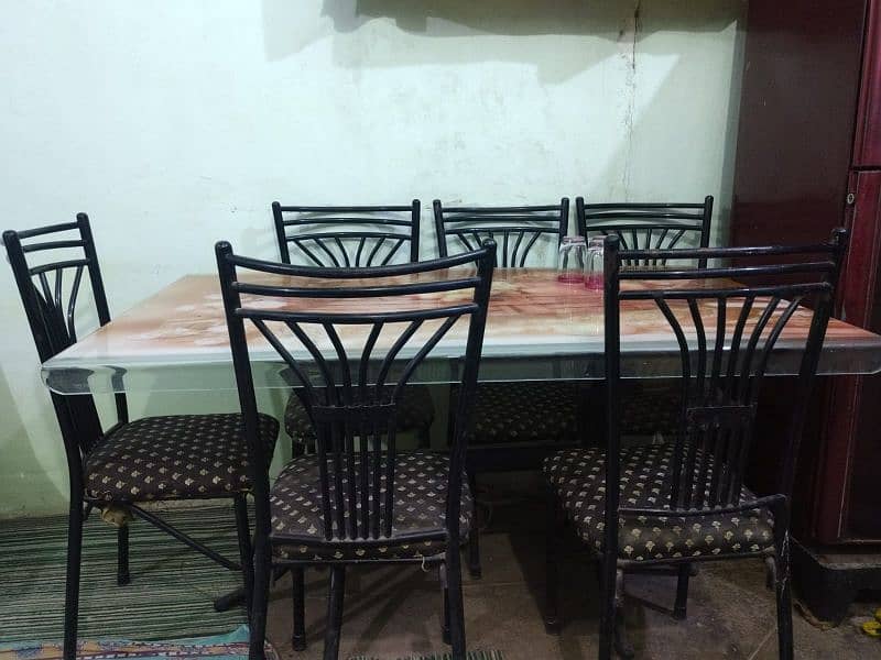 Dining Table with 7 Chair 4