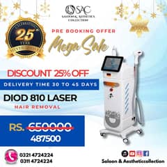 Mega Sale _25% OFF ON ALL AESTHETIC MACHINES / DIOD 810 LASER