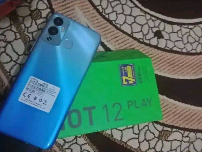 Infinix hot 12 play no open 10 by 10 condition 03433429537 3