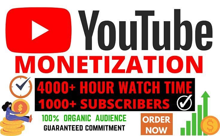 YouTube Channel Monetization 1K Subscribers and 4K Watch time 8