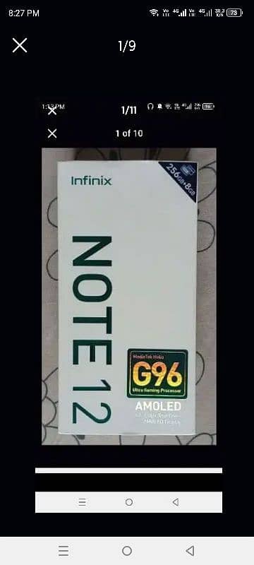 Infinix note 12 g96 no exchange 0