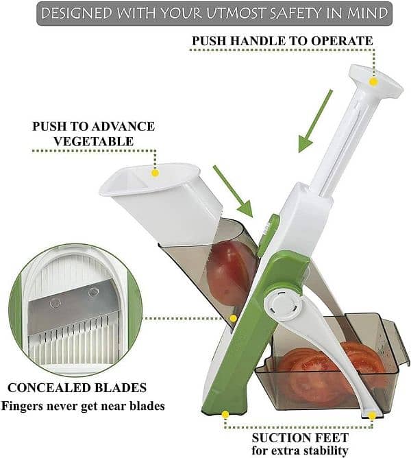 5 in 1 Vegetable And Fruit Cutter Slicer 2