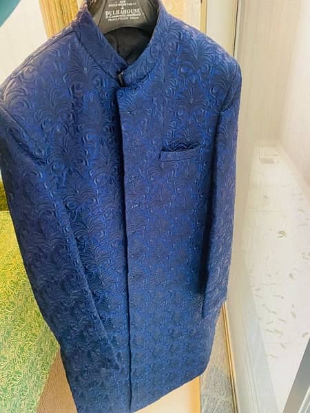 Sherwani - Navy Blue 1