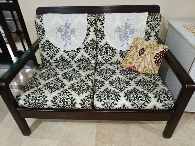 7 seater sofa set Pure kikar wood 1