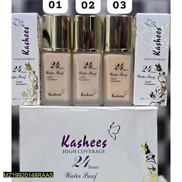 KASHI'S 12 HOUR FULL COVERAGE FOUNDATION, 35ml 2