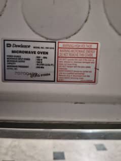 Dawlance microwave on sale