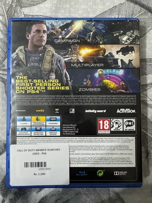 Call Of Duty Infinite Warfare PS4 3