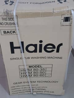 Haier Single tub washing machine