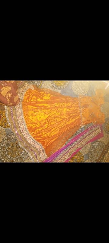 orange indian lehnga 1