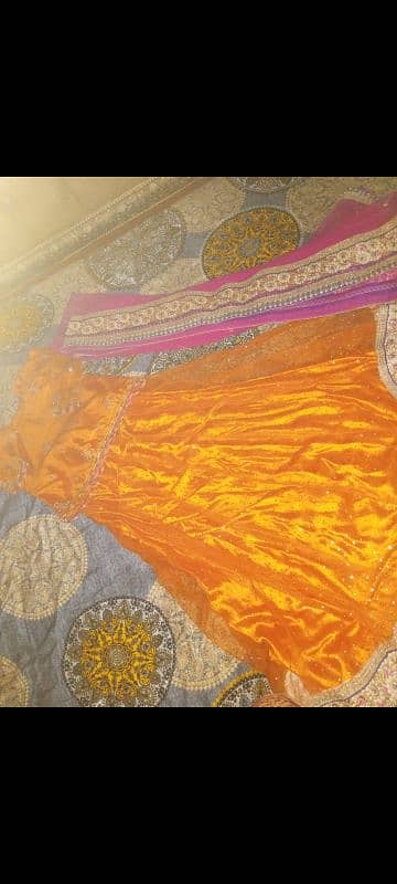 orange indian lehnga 2