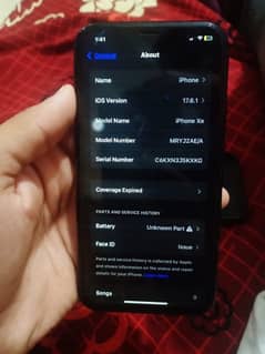 i phone xr 256gb update 18.1   all ok ufphone sim warking