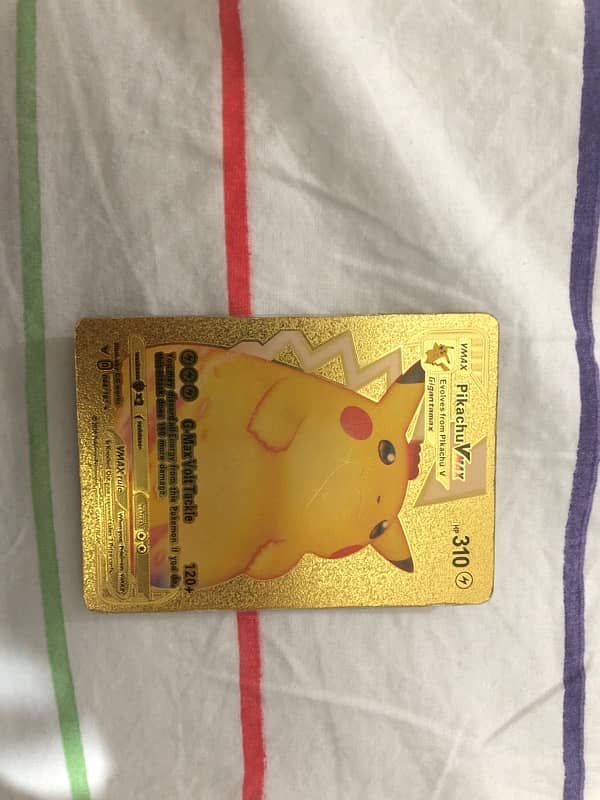 golden Pokémon card 0