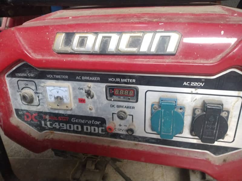 Loncin 4900 DDE (3.5 KVA) FOR SALE 0