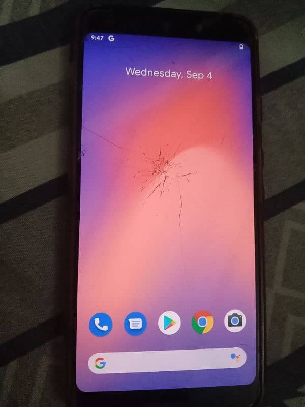 Google pixel 3 128gb non PTA sirf class kirak 0