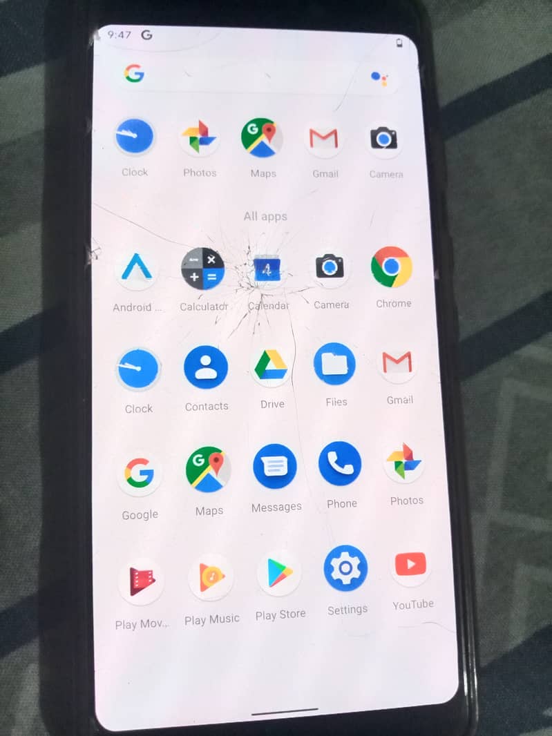 Google pixel 3 128gb non PTA sirf class kirak 1