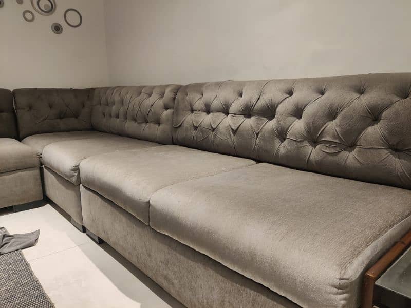 7 Seater L shaped Sofa 4