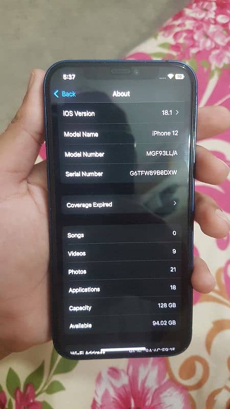 IPHONE 12 128GB Factory unlock 8