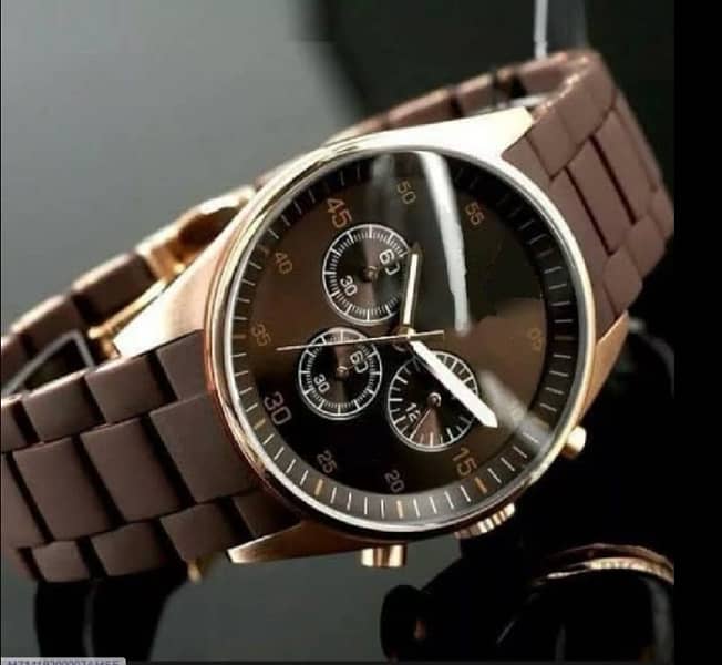 Mens Brown Wrist Watch 3