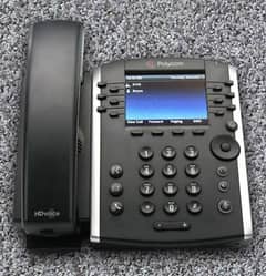 Polycom VVX 411 IP Phone, 12 Lines SIP Phone, For IP Exchange