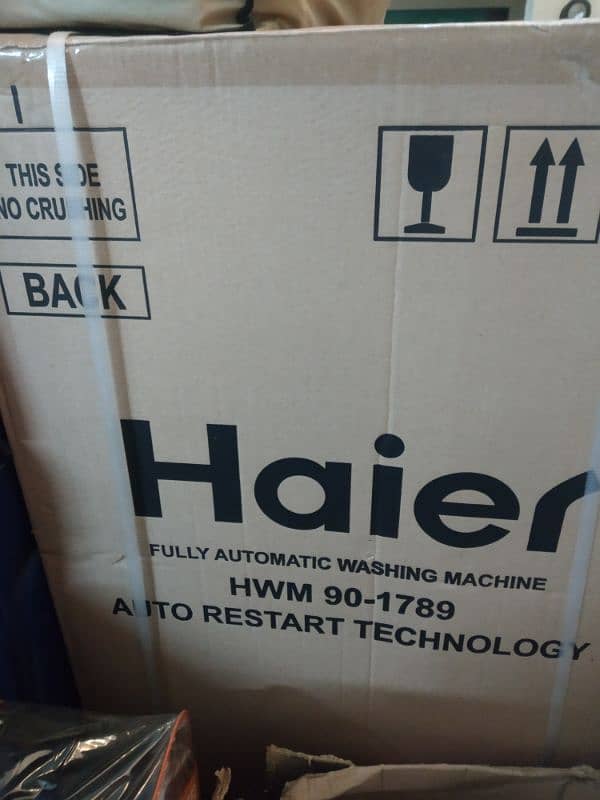 Haier Fully Automatic 9-kg Pillow Drum Washing Machine For Sale 0