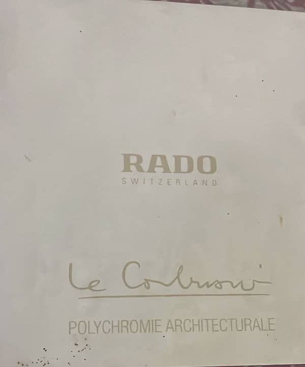 Rado (1000) piece of this model 1